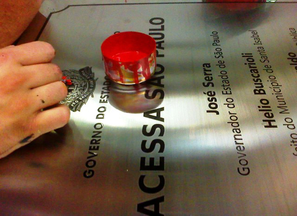 Placas em Aço Inox