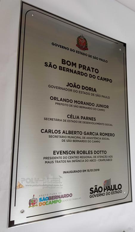 Placas de Inauguração